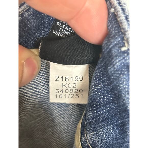 London Jeans Women’s 12 Blue Patchwork Flare low rise Distressed Denim Jeans - Picture 3 of 8